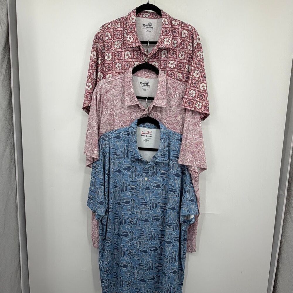 Reyn Spooner Men’s 2XL Limited Issue Hawaiian Shirts Bundle of 3 Alfred Shaheen